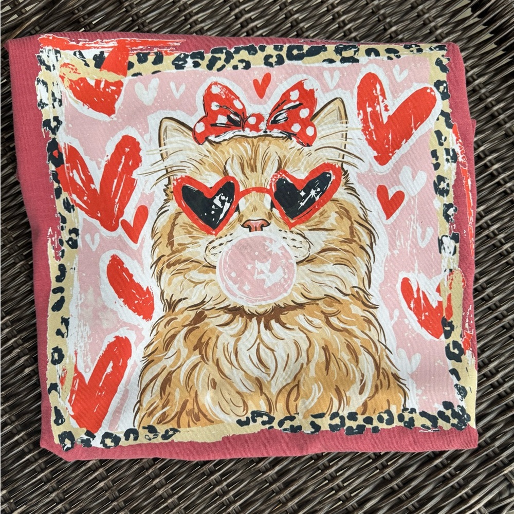 Cute Cat Valentines Day Shirt